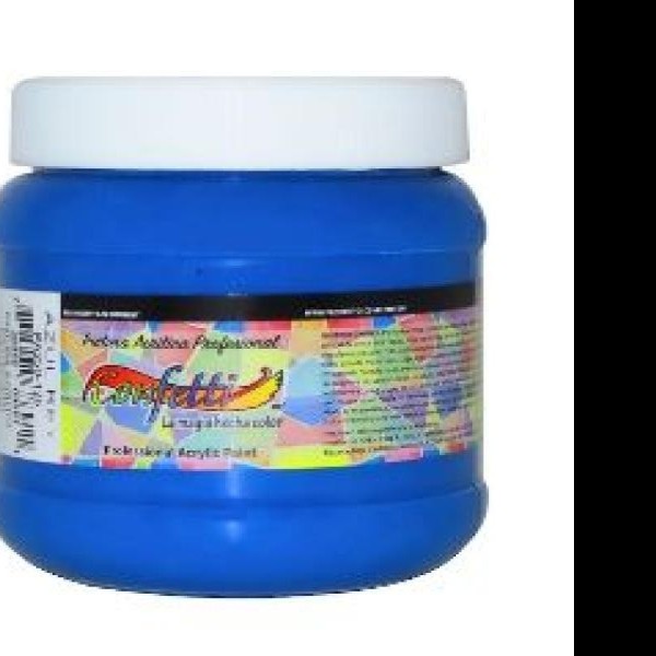PINTURA ACRILICA CONFETTI 250ML. AZUL COBALTO 326 PZA